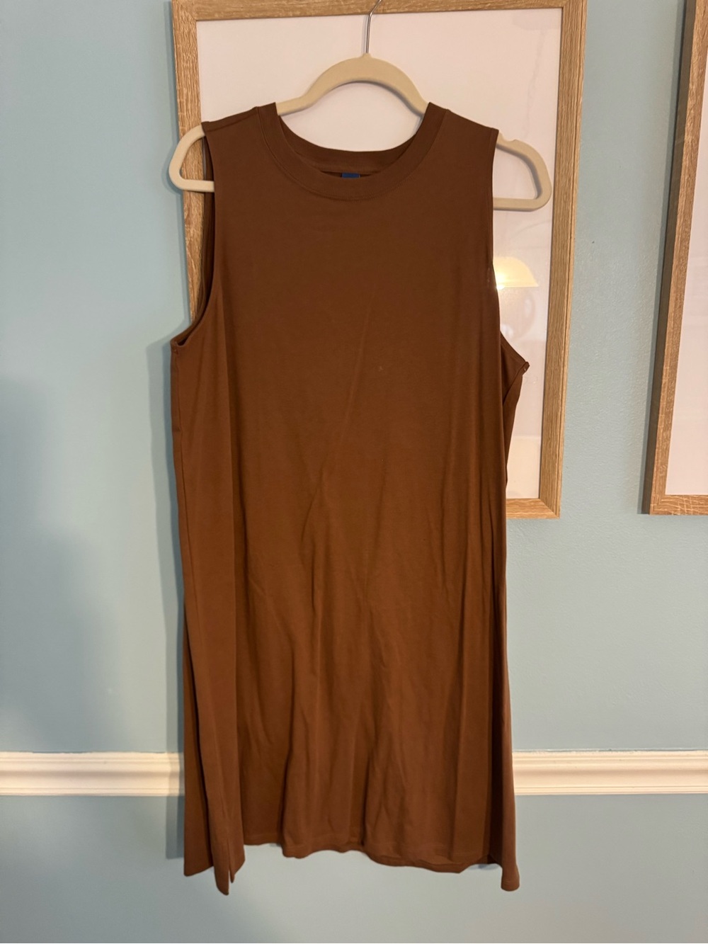 Old Navy Brown Sleeveless Shift Dress